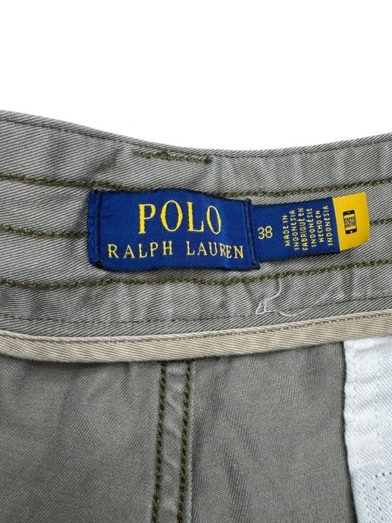 NWT Polo Ralph Lauren Men's Relaxed Fit 8" Cotton Green Cargo Shorts, Size 38 - Picture 4 of 9